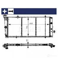 Радиатор охлаждения двигателя MAHLE ORIGINAL R VHP0 CR 444 000S 1437584199 - Изображение 2