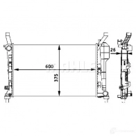Радиатор охлаждения двигателя MAHLE ORIGINAL CR 660 000S 7 T33ENN 1437574512 - Изображение 4