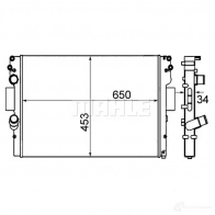 Радиатор охлаждения двигателя MAHLE ORIGINAL VWGS 9Q CR 1254 001S 1437584449 - Изображение 6