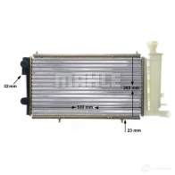 Радиатор охлаждения двигателя MAHLE ORIGINAL PG4P 5FI 1437584452 CR 429 000S - Изображение 9
