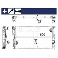 Радиатор охлаждения двигателя MAHLE ORIGINAL 516WN2 0 CR 1086 000S 1437582210 - Изображение 9