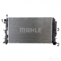 Радиатор охлаждения двигателя MAHLE ORIGINAL CR 1719 000P 6WR 5G 1437575256 - Изображение 8