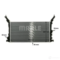 Радиатор охлаждения двигателя MAHLE ORIGINAL CR 896 000P WG VEMS 1437576273 - Изображение 7