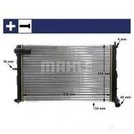Радиатор охлаждения двигателя MAHLE ORIGINAL 1437584218 CR 171 000S E OWXTI - Изображение 2