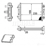 Радиатор охлаждения двигателя MAHLE ORIGINAL IR D37Q CR 913 000P 1437584241 - Изображение 4