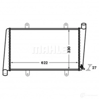 Радиатор охлаждения двигателя MAHLE ORIGINAL Z JKQB 1437582212 CR 1541 000S - Изображение 6