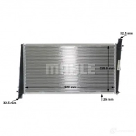 Радиатор охлаждения двигателя MAHLE ORIGINAL Z JKQB 1437582212 CR 1541 000S - Изображение 9