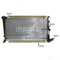 Радиатор охлаждения двигателя MAHLE ORIGINAL EH6K GFL 1437582042 CR 586 000S - Изображение 9