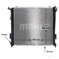 Радиатор охлаждения двигателя MAHLE ORIGINAL CR 1367 000S 1437582075 S LEFH8 - Изображение 7