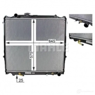 Радиатор охлаждения двигателя MAHLE ORIGINAL CR 1521 000S Z 4EWNF 1437576856 - Изображение 7