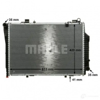 Радиатор охлаждения двигателя MAHLE ORIGINAL 1437576817 CR 249 000P 3Y 0LWBC - Изображение 7