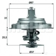 Термостат MAHLE ORIGINAL 2.114.87 .312 TX 25 87D 2360563 70807794 - Изображение 6