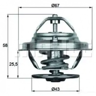 Термостат MAHLE ORIGINAL TX 19 75D 70807783 2.086.75.3 12 2360533 - Изображение 2