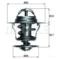 Термостат MAHLE ORIGINAL 1.172.88.350 2360473 1.17 2.88 TX 12 88D - Изображение 2