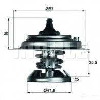 Термостат MAHLE ORIGINAL TX 29 85D 2360574 2.13 6.85 2.136.85.319 - Изображение 8