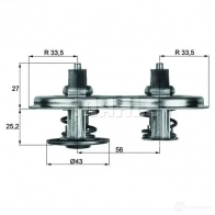 Термостат MAHLE ORIGINAL 2.1 60.88.364 2360591 70808348 TX 33 88D - Изображение 2