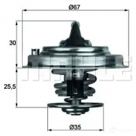 Термостат MAHLE ORIGINAL TX 34 82D 2.1 61.82 2.161.82.312 2360593 - Изображение 2