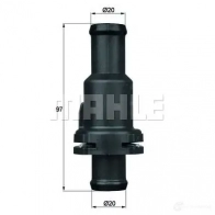 Термостат MAHLE ORIGINAL 70807773 2360053 TH 5 80 1.919. 80 - Изображение 2