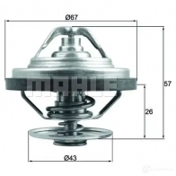 Термостат MAHLE ORIGINAL TX 158 83 7 2400245 2360493 8063S4R