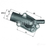 Термостат MAHLE ORIGINAL 708 08655 C.517.87 TI 188 87D 2360149 - Изображение 2