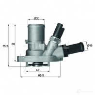 Термостат MAHLE ORIGINAL G.1016.88 TI 149 88 7 0808600 2360118 - Изображение 2