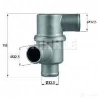 Термостат MAHLE ORIGINAL 7235 2154 L88KBX TH 37 80 2360043 - Изображение 2