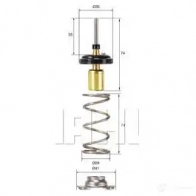 Термостат MAHLE ORIGINAL OPGBC4O 724830 50 TX 257 82D 1424226696