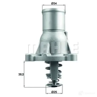 Термостат MAHLE ORIGINAL 72 409771 Opel Corsa (E) 5 2014 – 2019 74YT1 TI 260 92