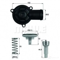 Термостат MAHLE ORIGINAL 2360183 0KNLLQ 723526 96 TI 220 87D - Изображение 2