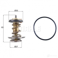 Термостат MAHLE ORIGINAL 72 467462 1424329817 0LX4GS TX 264 82D - Изображение 2