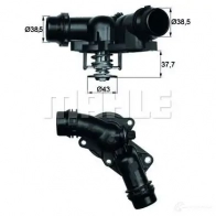 Термостат MAHLE ORIGINAL 70807847 2 .561.01 TM 13 97 2360293 - Изображение 2