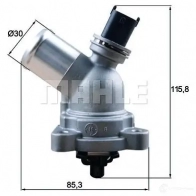 Термостат MAHLE ORIGINAL 7 2418248 TM 43 105 2360322 6LAIR - Изображение 2