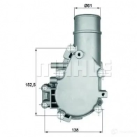Термостат MAHLE ORIGINAL 2360107 C.1130.84 708085 93 TI 136 84 - Изображение 2