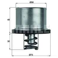 Термостат MAHLE ORIGINAL TX 37 79 2360601 2.402.7 9 70807815 - Изображение 2