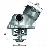 Термостат MAHLE ORIGINAL TM 29 100D IPJB5X 2360308 7 0594770 - Изображение 2