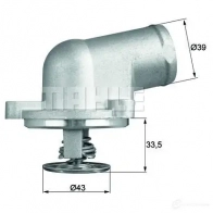 Термостат MAHLE ORIGINAL 2360164 P3Q9JWH 7 0594742 TI 207 87D - Изображение 2