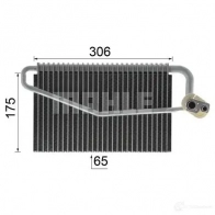 Испаритель кондиционера, радиатор печки MAHLE ORIGINAL AE 55 000P STZH PWR 1437575086 - Изображение 7