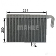 Испаритель кондиционера, радиатор печки MAHLE ORIGINAL AE 86 000S O5 ZTH 1437575070 - Изображение 2