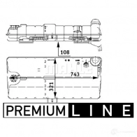 Расширительный бачок MAHLE ORIGINAL 1437594534 CRT 47 000P N1 BZ86 - Изображение 2