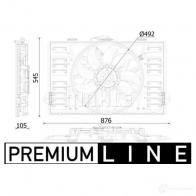 Крыльчатка вентилятора двигателя MAHLE ORIGINAL 3PPJ0 D 1437629188 CFW 31 000S
