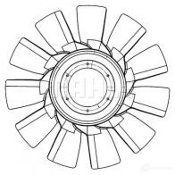 Крыльчатка вентилятора двигателя