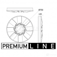 Крыльчатка вентилятора двигателя MAHLE ORIGINAL TA 37V 1437629317 CFW 94 000P - Изображение 2
