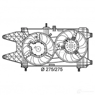 Вентилятор радиатора MAHLE ORIGINAL UM58 KGR CFF 140 000P 1437574386 - Изображение 2