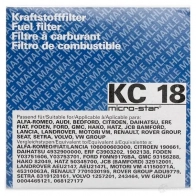 Фильтр топливный MAHLE ORIGINAL KC18 2355576 77022 593 OC3I9S - Изображение 6