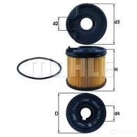 Топливный фильтр MAHLE ORIGINAL KX 87D ECO KX 87D 78559676 2356110 - Изображение 2