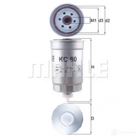Топливный фильтр MAHLE ORIGINAL DP0ACK 798432 44 2355679 KC 80 - Изображение 5