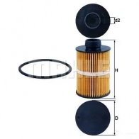 Топливный фильтр MAHLE ORIGINAL KX 208D 70363109 2356016 79920769 - Изображение 2