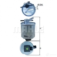 Топливный фильтр MAHLE ORIGINAL 724524 39 1194156478 WFNXL KL 440/36