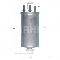 Топливный фильтр MAHLE ORIGINAL 2355952 705376 16 KL 781 AO8F3HC - Изображение 6