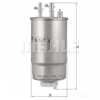 Топливный фильтр MAHLE ORIGINAL KL 567 70365 407 2355897 E6C59O - Изображение 4